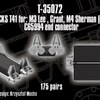 Quick Tracks 1/35 scale WW2 track upgrade T41 tracks – M3 Lee, Grant, M4 Sherman (early); C65994 end connector