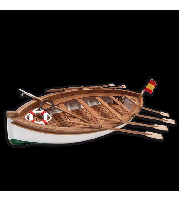 ARTESANIA Lifeboat of Spanish Training Ship Juan Sebastian Elcano. 1:35 Wooden Model Ship Kit