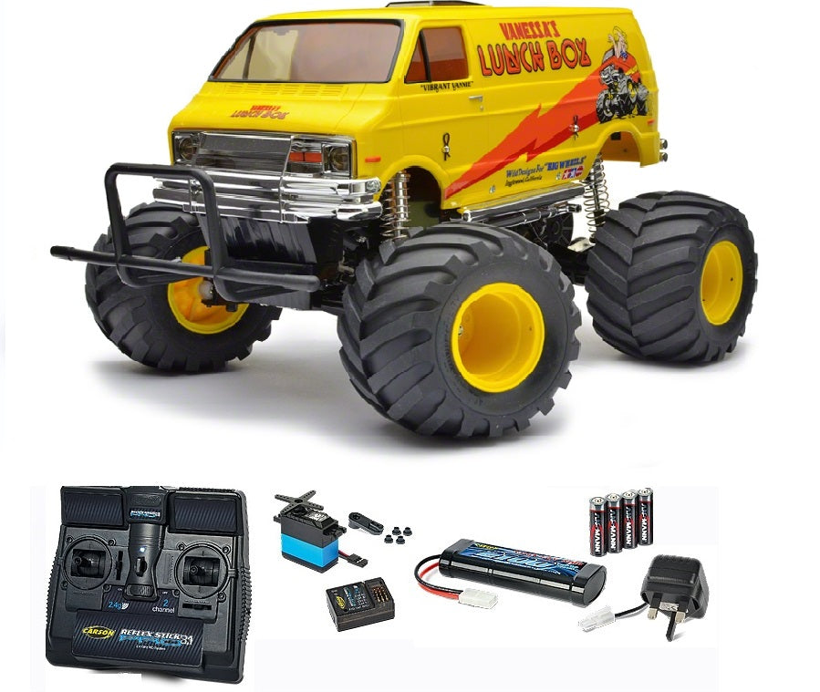 Tamiya 58347 The Lunch Box CW-01 Electric Monster Truck RC Model Car Kit starter pack