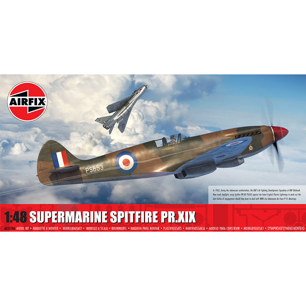 Airfix 1:48 Supermarine Spitfire PR.XIX o Rolls Royce's own Spitfire P ...