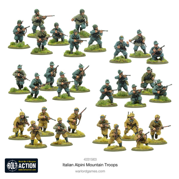 Warlord Games 28mm - Bolt Action WW2 Italian Alpini Mountain Troops
