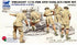 Bronco Models 1/35 Scale WW2 British 17 Pdr 25 Pdr Anti-tank Gun Crew Set