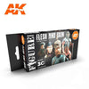 AK Interactive GEN 3 - FLESH AND SKIN COLORS 3G PAINT SET