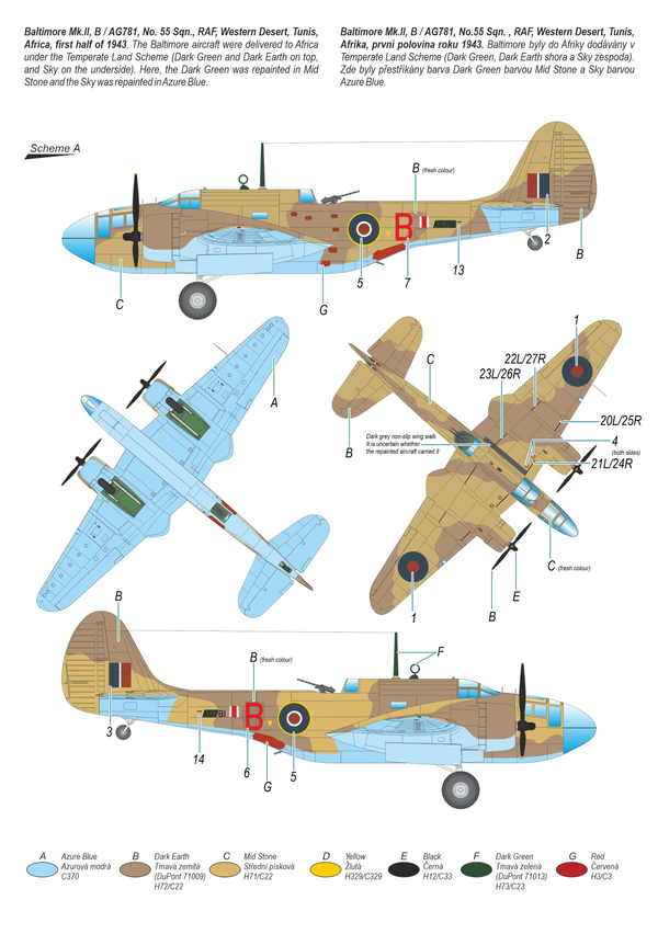 Special Hobby 1/48 WW2 RAF Baltimore Mk1 Mk2