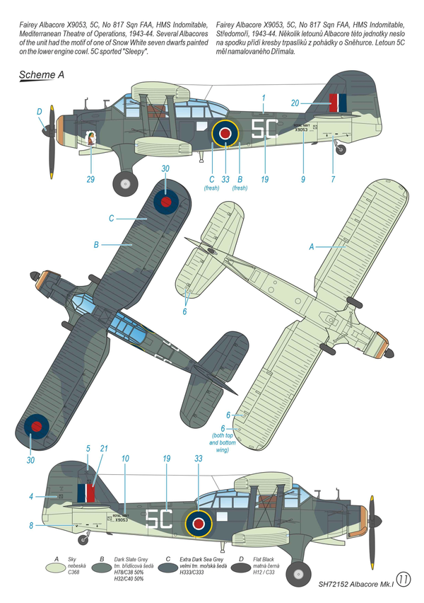 Special Hobby 1/72 WW2 RAF Fairey Albacore Mk1