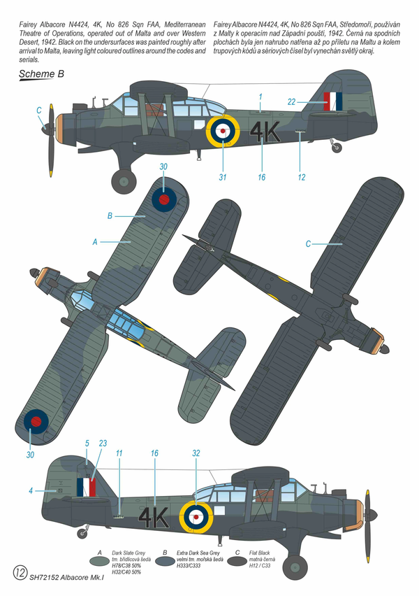 Special Hobby 1/72 WW2 RAF Fairey Albacore Mk1
