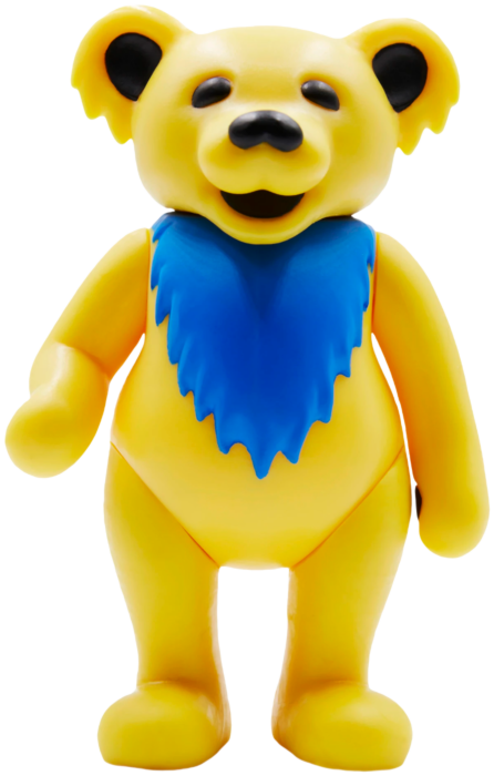 Super7 Grateful Dead Dancing Bear ReAction Figure - Yellow