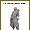 ARDENNES MINIATURE 1/35 WW2 US soldier gunner WW2