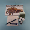 FoG GIFT SET Tamiya 1/35 scale WW2 German Hanomag Sd.Kfz. 251/1 Military model Starter kit with Diorama base, paints, brush, glue and more