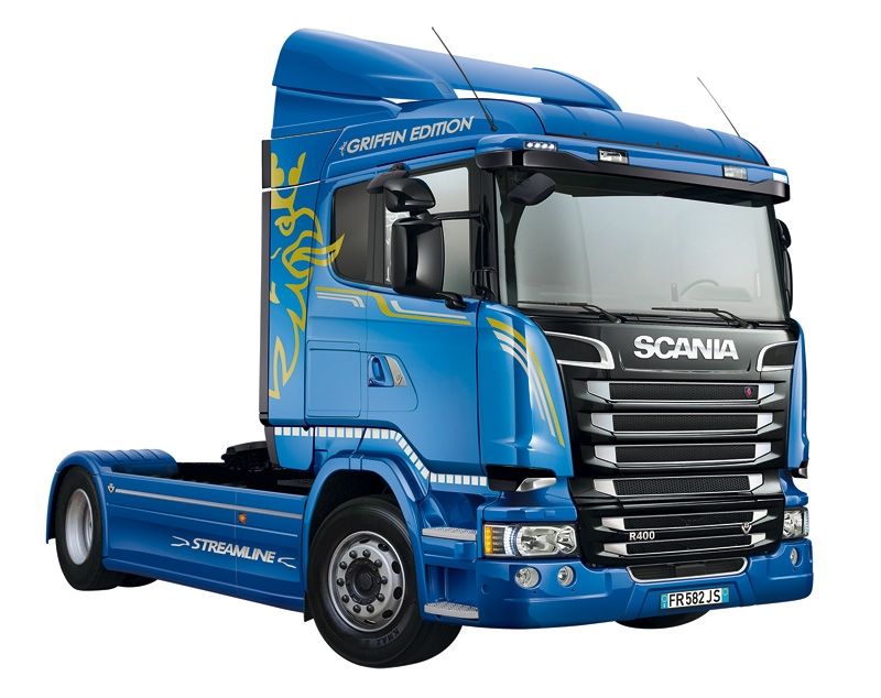 Italeri 1/24 Scania R 400 Stremlin. (Flat Roof) truck lorry model kit ...