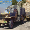 Miniart 1/35 WW2 US G7107 1,5T 4X4 CARGO TRUCK WITH TRAILER