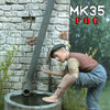 MK35 FoG models 1/35 Scale Man washing his feet in wash tub