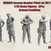 Border Models 1/35 Scale WW2 German HE111 German Bomber Pilots Standing