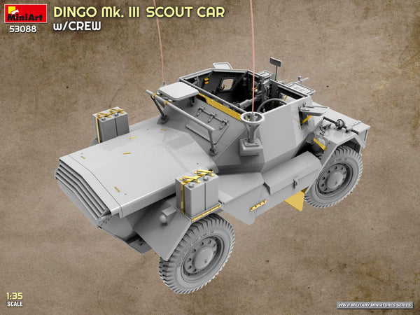 Miniart 1/35 scale WW2 British DINGO Mk.III SCOUT CAR w/CREW