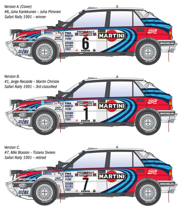 ITALERI 1/24 CARS Lancia Delta Integrale Safari 16v