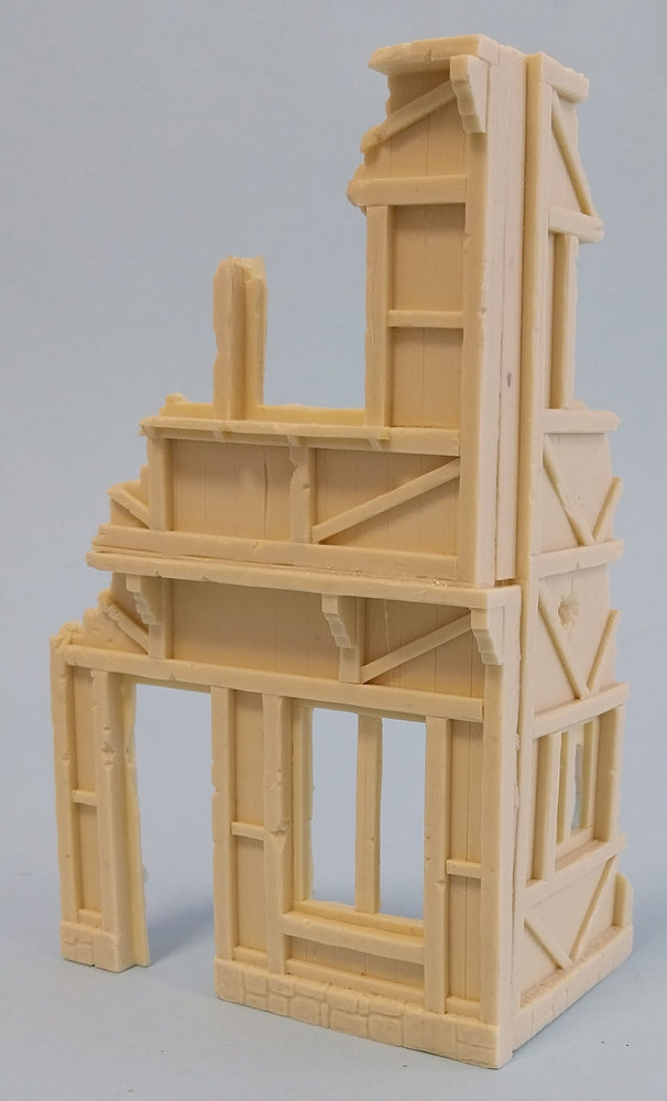 FoG Models 1/35 scale Ruined German Timber-Frame Fachwerkhaus WW2