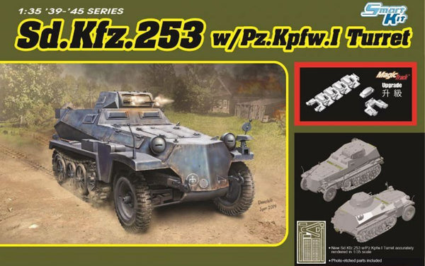 Dragon 1/35 WW2 German Sd.Kfz.253 W/Panzer I Turret