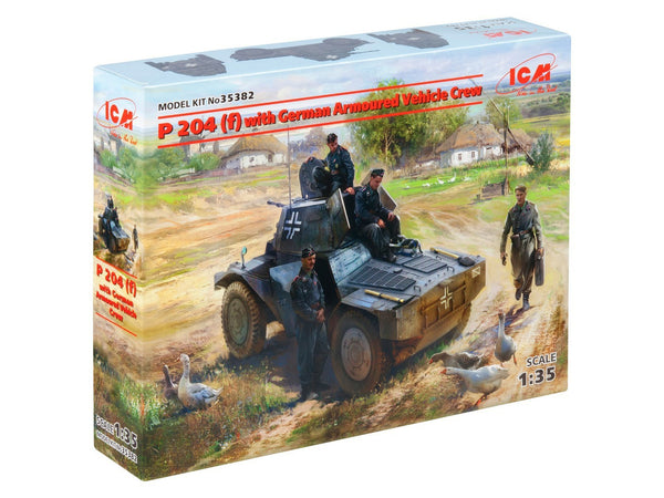 ICM 1/35 WW2 P 204 (f) with German Armoured Vehicle Crew