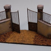 FoG Models 1/35 Scale 1/35 Scale Yard entrance with gate and railings