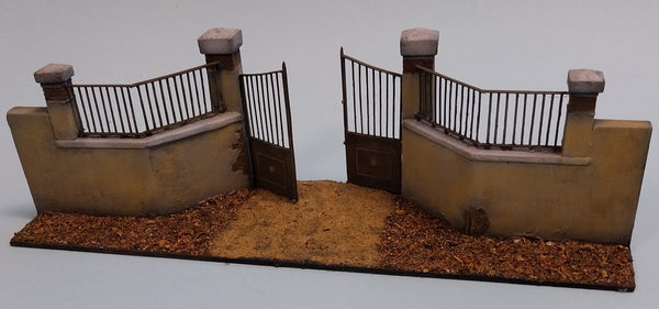 FoG Models 1/35 Scale 1/35 Scale Yard entrance with gate and railings