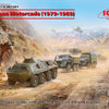 ICM 1/72 Afghan Motorcade (1979-1989) URAL-375D, URAL-375A, ATZ-5-375, BTR-60PB (Set of 3)