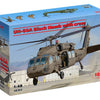 ICM AIRCRAFT 1:48 UH-60A Black Hawk Helicopter with 3 Crew Figures