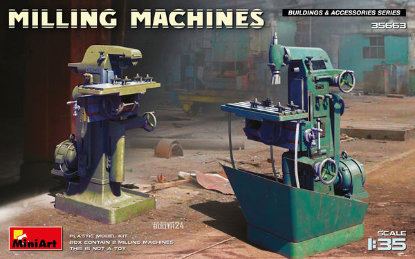 Miniart 1/35 scale MILLING MACHINES