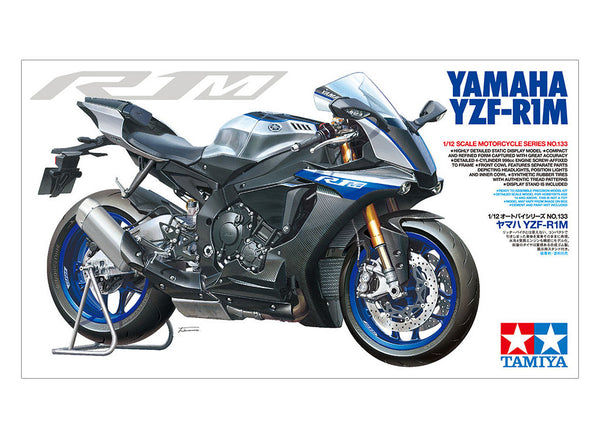 Tamiya 1/12 Scale Motorbike YAMAHA YZF-R1M motorbike model kit