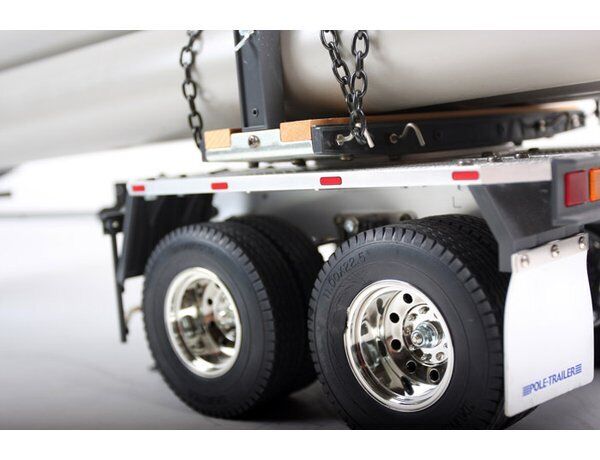 TAMIYA R/C TRUCKS 1/14 scale POLE TRAILER unit with pipes 