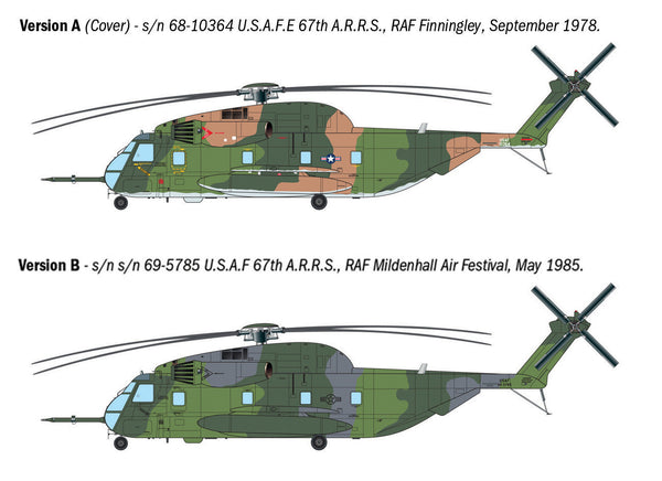 Italeri 1/72 scale HH-53C Super Jolly Green Giant Aircraft model kit