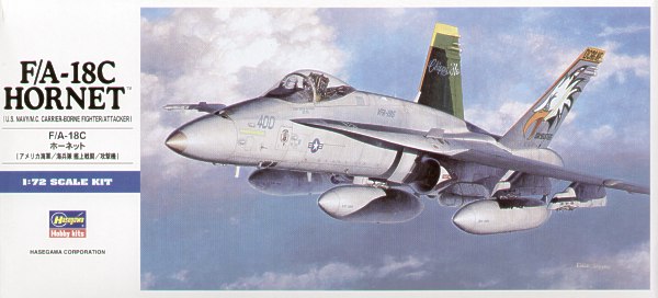 Hasegawa 1:72 scale F/A-18C Hornet