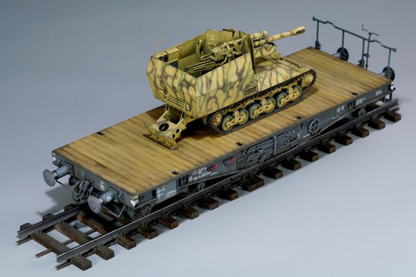 Zimi Models 1/35 Scale WW2 German 10.5 cm leFH 18/4 auf Geschützwagen Lr.s.(f)(Becker) [2 in 1] Model Kit