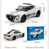 CADA 1:32 CARS Midnight Pursuit Police Car - 156 pcs
