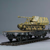 Zimi Models 1/35 Marder I 7.5cm Pak.40/1 auf Gw.Lr.s.(f) Sd.kfz.135 with German 50 Ton Type SSy45 Flatcar Schwerer Platformwagen 2 in 1 Kit