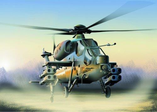 ITALERI 1/72 Scale AIRCRAFT Italian Army A-129 MANGUSTA Helicopter model kit