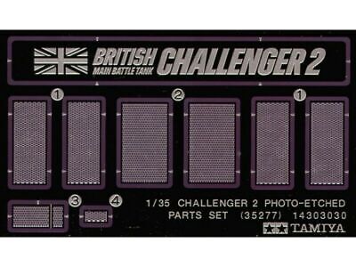 Tamiya 1/35 scale British Challenger 2 tank Photo-etched upgrade parts grills
