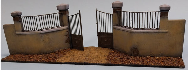 FoG Models 1/35 Scale 1/35 Scale Yard entrance with gate and railings