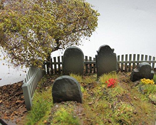 FoG Models 1/35 Scale Tomb stones  assorted Grave markers - Set of 4