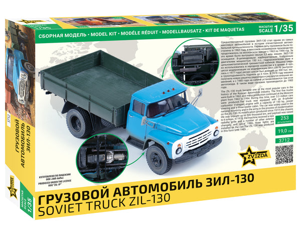 ZVEZDA 1/35 MILITARY Russian ZIL-130 Soviet Truck