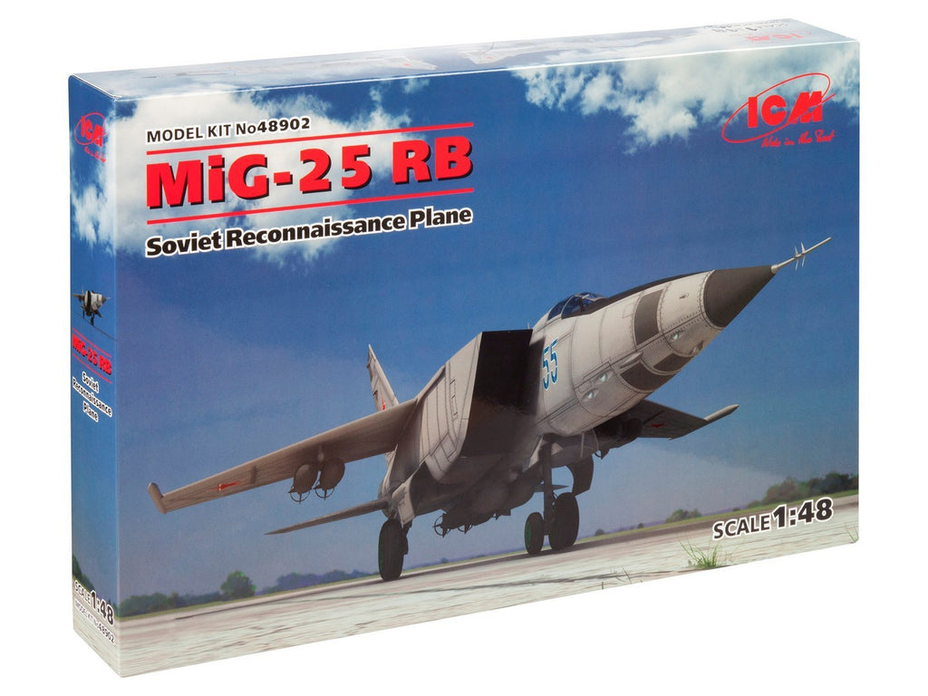 ICM 1/48 MiG-25 RB, Soviet Reconnaissance Plane | Fields of Glory Models