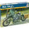 ITALERI BIKES 1/9 scale WW2 American US WLA750 motorcycle model kit