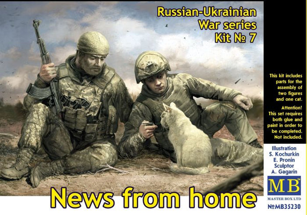 Masterbox 1/35 Kit no.7 News from Home (UKR-RUS War)