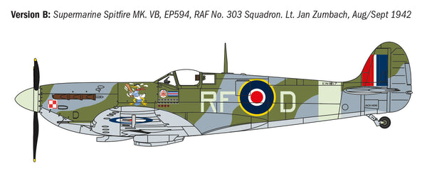 Italeri 1/72 AIRCRAFT WW2 British RAF Spitfire Mk.V / Mk.IX Aces