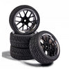 CARSON R/C 1:10 Wheel Set Y-Design2 (4) bl./chrome