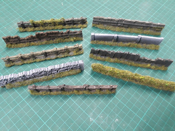 Javis Fencing Concrete Wood Wire Fence  Scenery Wargame 00 Gauge Model Railway