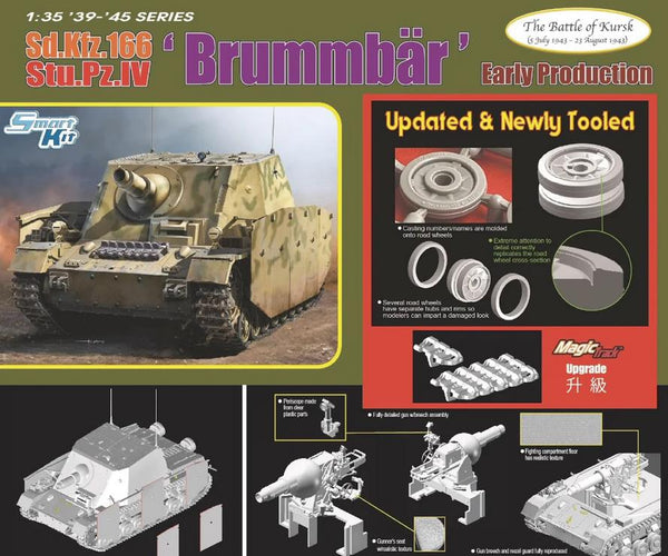 Dragon 1/35 WW2 German Sd.Kfz.166 Stu.Pz.IV 'Brummbär' Early Production