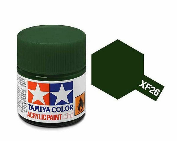 Tamiya Acrylic Paints 10ml XF1 - XF93 Model Paint Jars colours