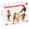 ICM 1/35 WW1 German Infantry in Gas Masks (1918) (4 figures)