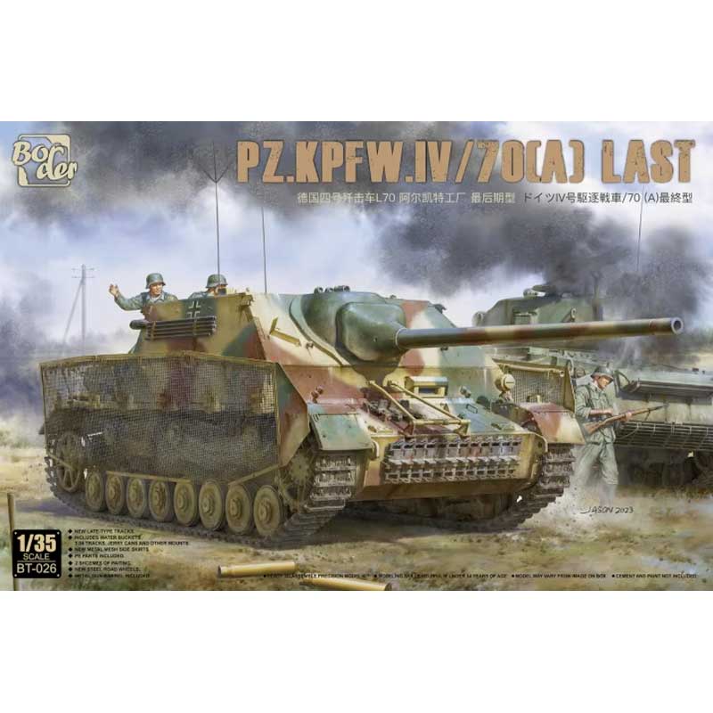 Border Models 1/35 WW2 German Jagdpanzer IV L/70, Panzer IV/70(A) final