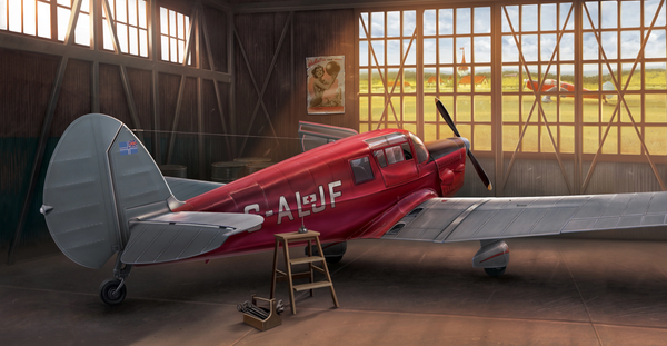Dora Wings 1/48 Scale DORDW48016 Percival Proctor Mk.III (civil registration), 1/48